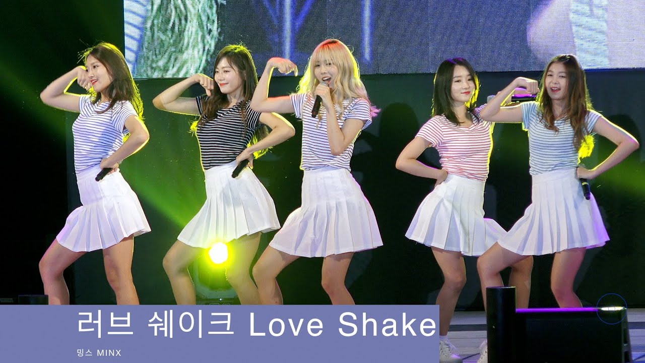 밍스 MINX[4K 직캠]러브 쉐이크 Love Shake@20160809 Rock Music