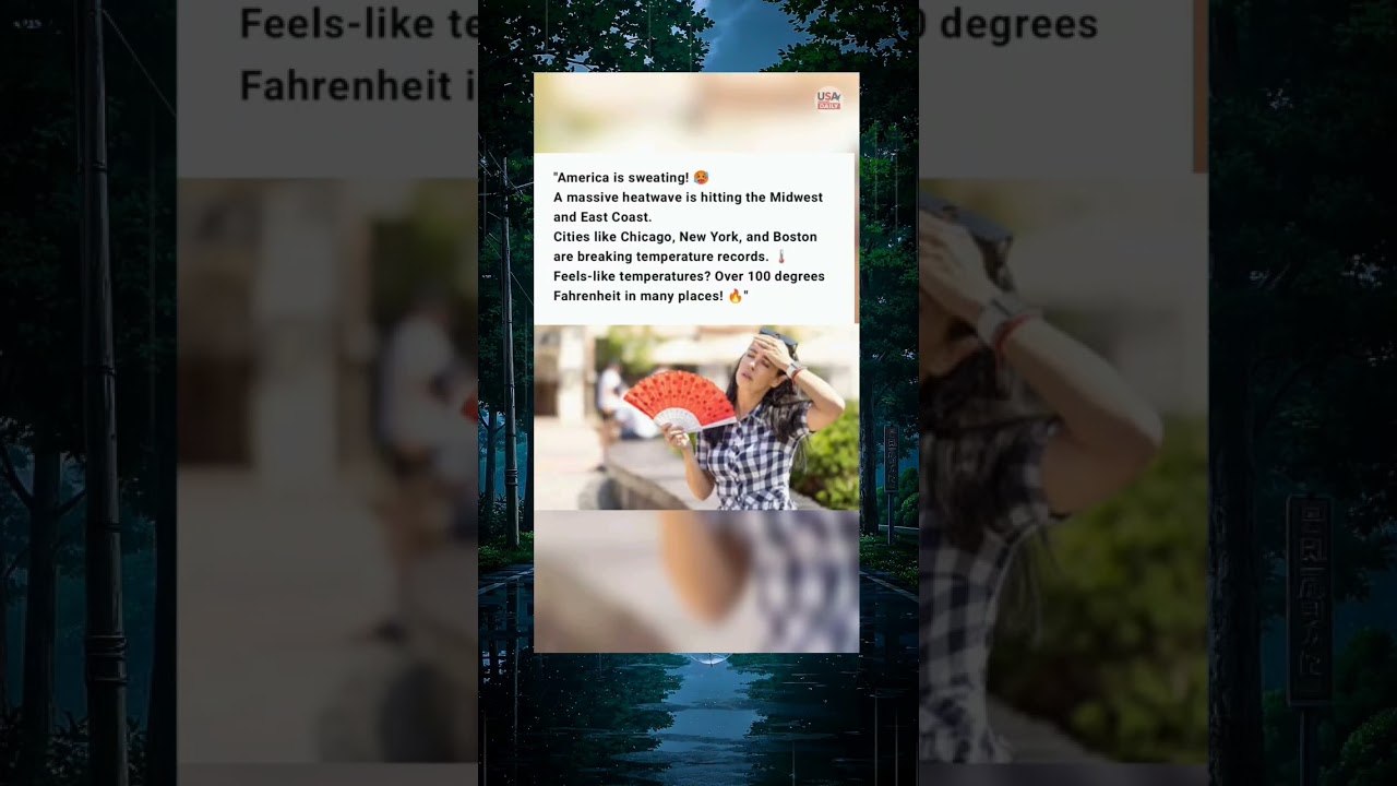 "America is sweating! 🥵 