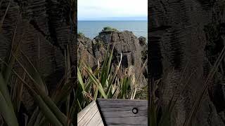 STUNNING pancake rocks in New Zealand