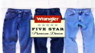 Retro Wrangler Jeans Commercial 2003 Five Star Premium Quality Denim