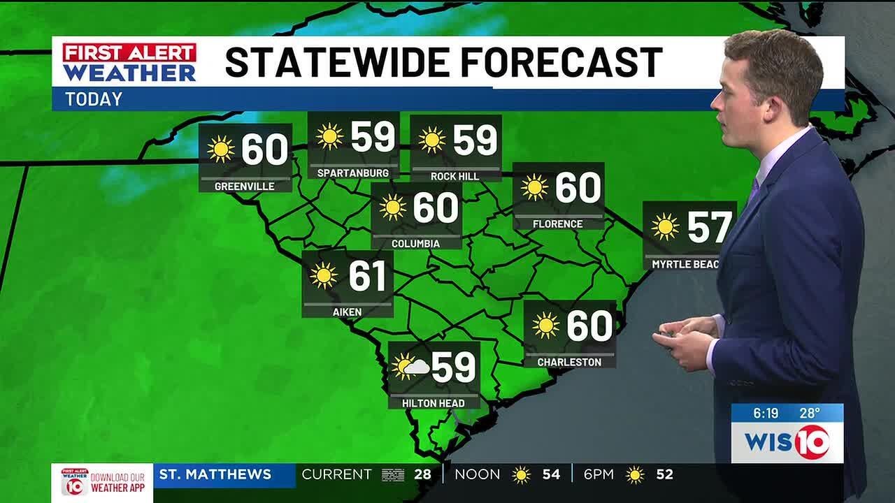 FIRST ALERT: Brief warm up for the Midlands these next two days