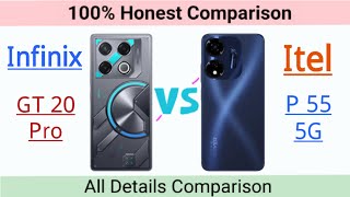 Infinix GT 20 Pro vs Itel P55 5G // Itel P55 5G vs Infinix GT 20 Pro π₯@thetechnicalgyan