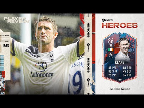 FIFA 22 FUT HEROES KEANE REVIEW, 86 HEROES KEANE PLAYER REVIEW