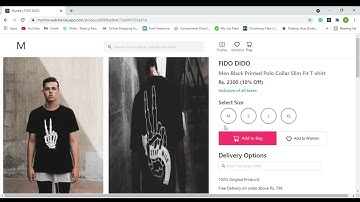 Myntra E-Commerce clone in React js and Node js