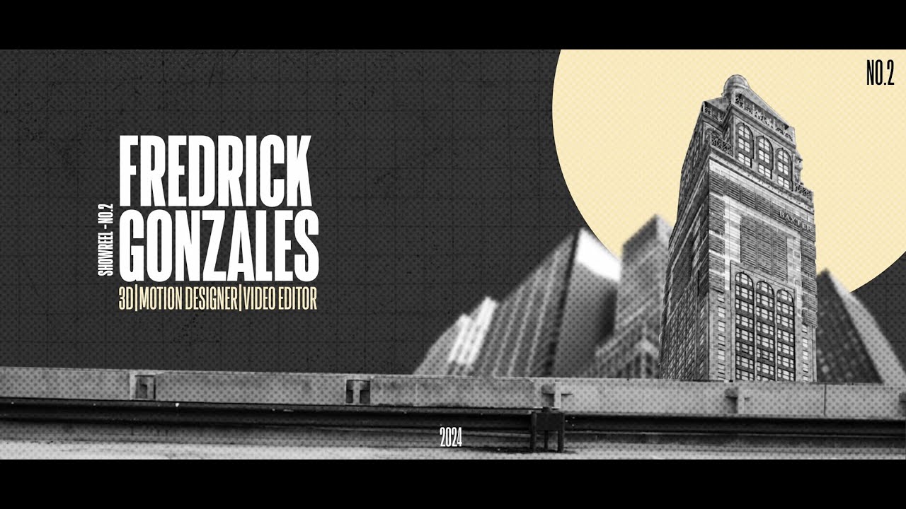 Video Editing & Motion Graphic Motion Reel 2024 | Fredrick Gonzales