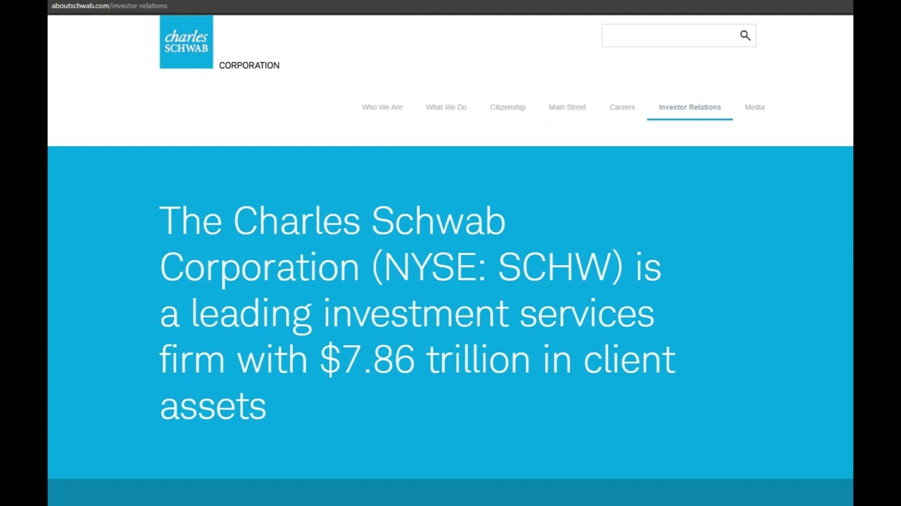 Charles Schwab Corp Dividend Update for May 2022 