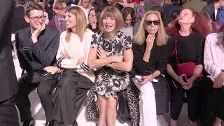 Claire Chazal, A Very Smiley Anna Wintour, Chiara Mastroianni And More Attending The Dior Fashion Sh