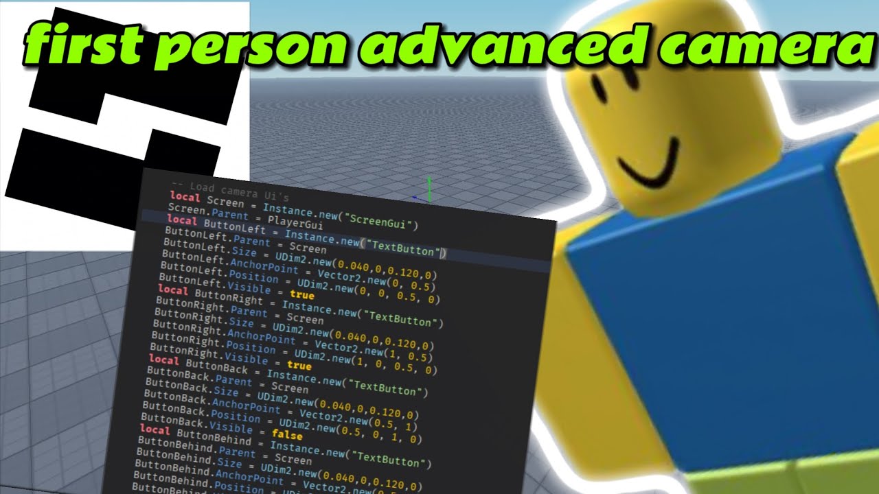 Advanced first person camera system and movement for roblox - YouTube