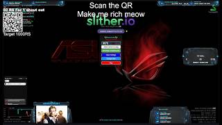 Lets Have some fun with slither.io MEOWWWWWW  #livestream #gaming screenshot 4