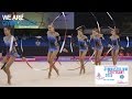 2015 Rhythmic Worlds, Stuttgart (GER) - Highlights 7, Group Apparatus Final, 5 Ribbons