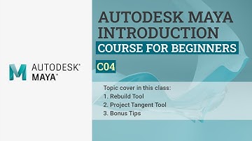 NURBS Curve Tools  | Autodesk Maya Introduction Course for Beginners | C04