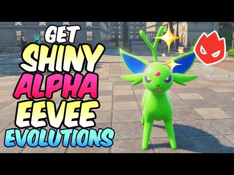 Get All Shiny Alpha Eevee Evolutions In Pokemon Legends Za