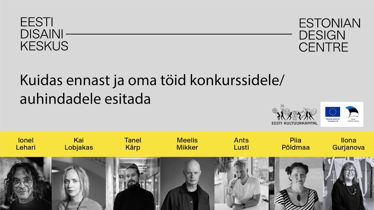 Kuidas ennast ja oma töid konkurssidele/auhindadele esitada