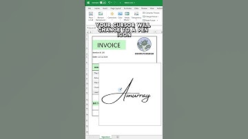 Excel Tips #5: Transparent Signature in Excel