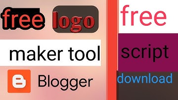 How to create logo maker tool website in blogger. Free source code in HTML