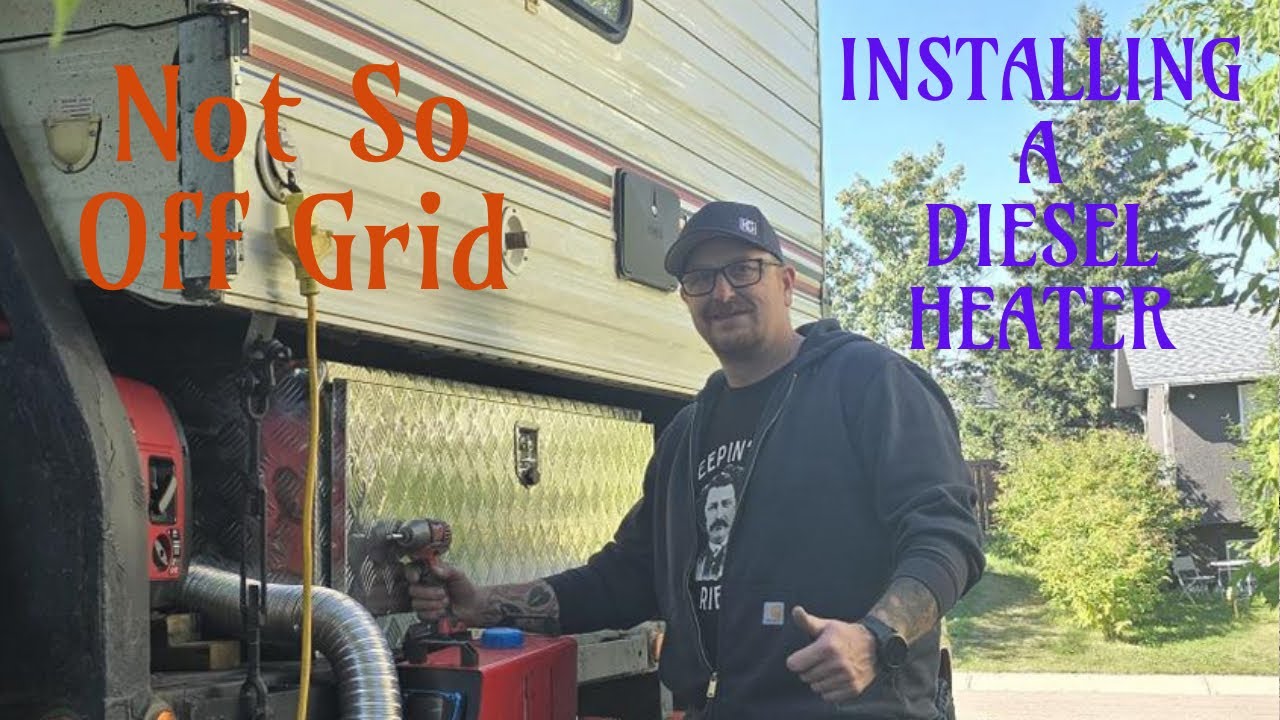 Installing a Vevor 8Kw Diesel Heater on the Camper Rig - YouTube