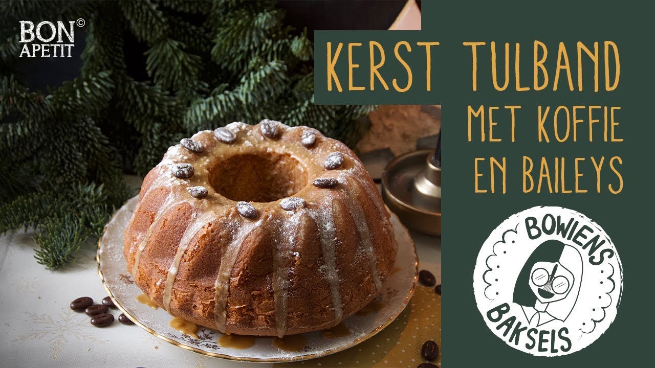 Kerst tulband met koffie en Baileys!