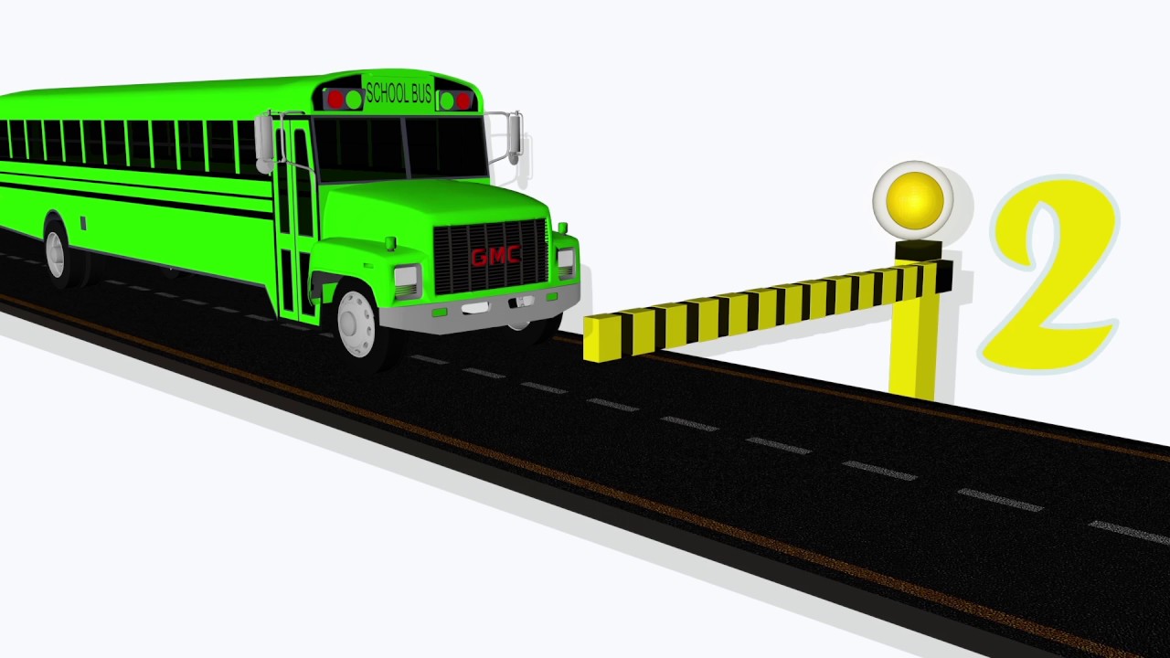 Colors for Children to Learn with Color Bus Toy Colors Collection for