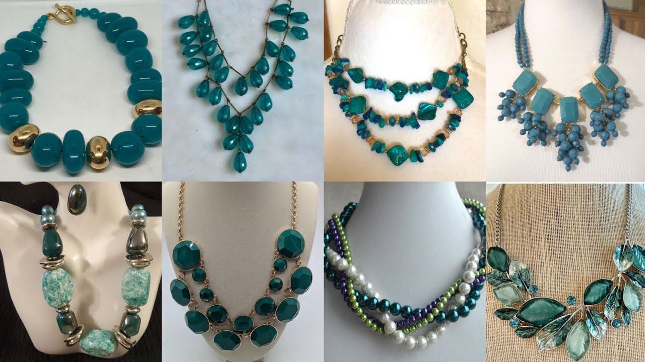 Дизайн ожерелий цвета морской волны — самая элегантная 🤩 и современная коллекция ювелирных украше...