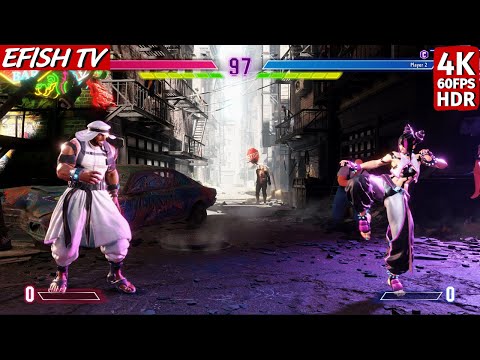 Rashid vs Juri (Hardest AI) - Street Fighter 6 | 4K 60FPS HDR