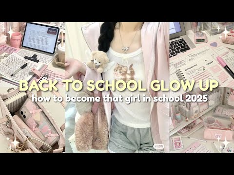 How To *Actually* GLOW UP for Back To School ✨🎒 (Glow Up Tips and Study Hacks)