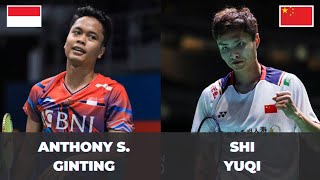 KEMENANGAN GINTING! Anthony Sinisuka Ginting (INA) vs Shi Yuqi (CHN) | Badminton Highlight