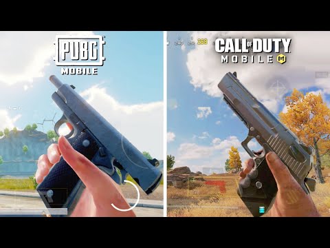 Call of Duty Mobile vs. Pubg Mobile - Weapon sound & Animation Comparison