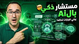 وكيل AI ذكي يجاوب على كل أسئلة شركتك | بدون كود N8N