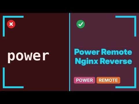 NGINX reverse proxy to IP Power Swith (2 Solutions!!)