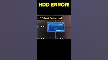 DVR HDD Error Fixed in 1 Minute! 🔧