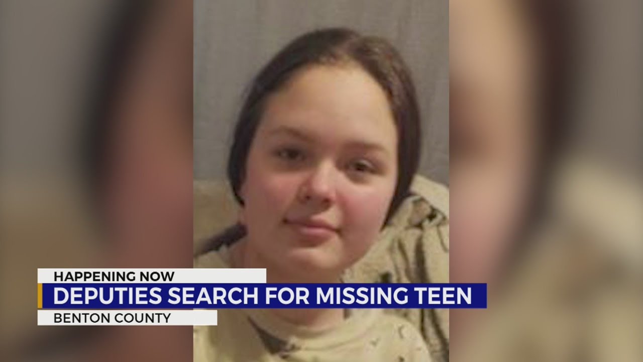 Benton County deputies searching for missing teen - YouTube