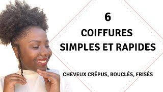 Tuto N1 6 Coiffures Sur Cheveux Crépus, Bouclés, Frisésnhappy G