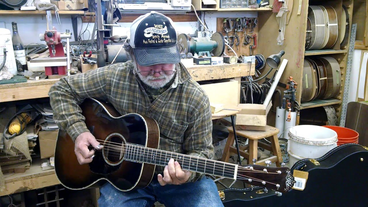 Wayne Henderson testing EJ Henderson guitar 25 YouTube