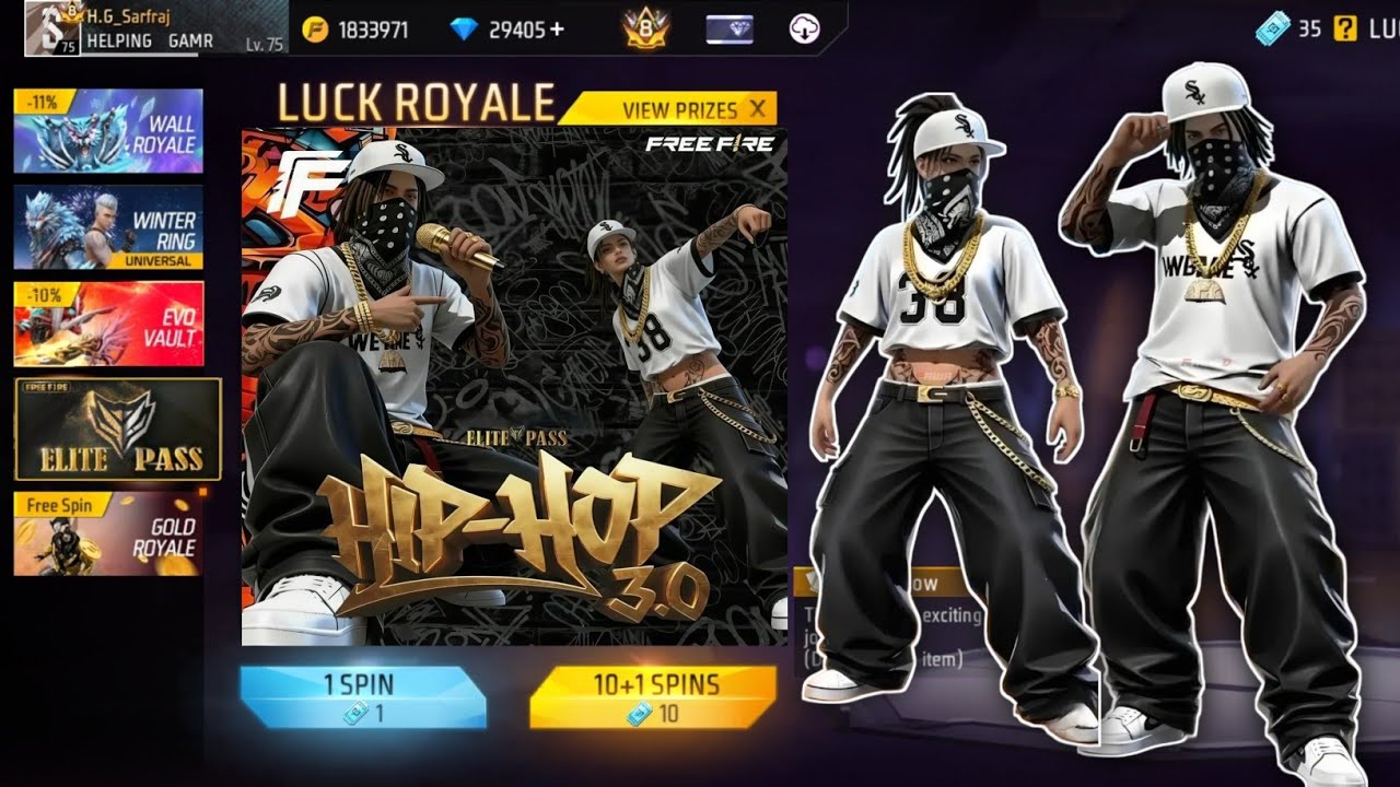 New Hip Pop Bundle Elite Pass Return 😍 ?