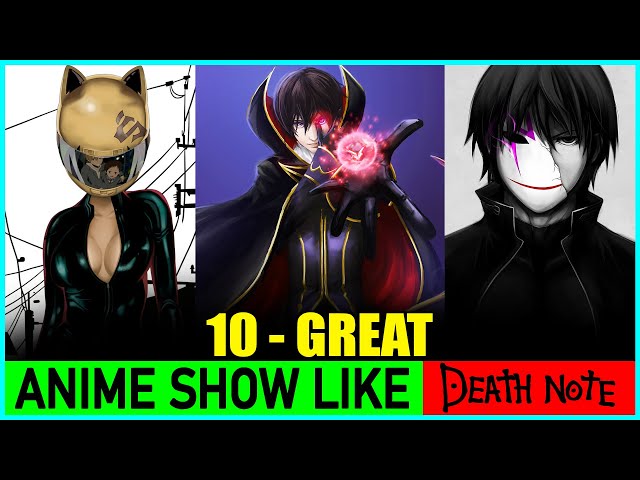 Top 10 animes similar to Death Note