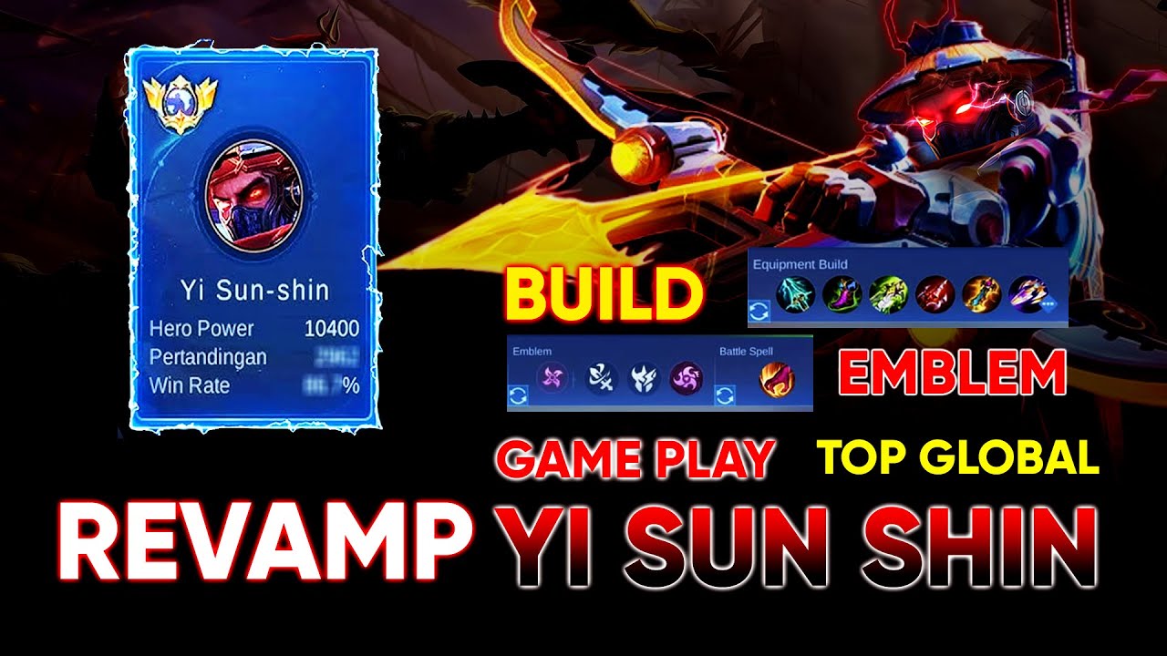 Tutorial Game Play Yi Sun Shin Revamp ~ Best Build Item Yi Sun Shin 2025 