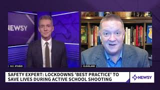 School active shooter drills: Ken Trump Newsy Tonight Interview 12321