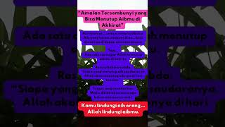 Download Lagu KAMU LINDUNGI AIB ORANG, ALLAH LINDUNGI AIBMU #shorts #islam #satumenitsurga MP3