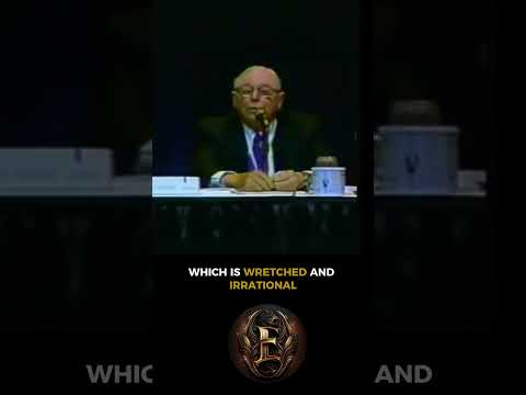 Charlie Munger: Never