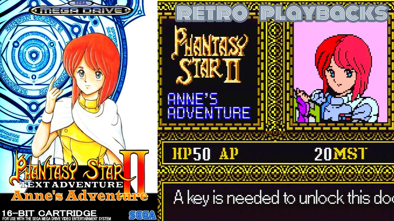 Phantasy Star II: Anne Adventure / Sega Genesis / RGB / RetroTink 5x Pro.