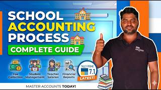 Complete School Accounting Process in Tally Prime 7.1 | Fee Collection & Reports