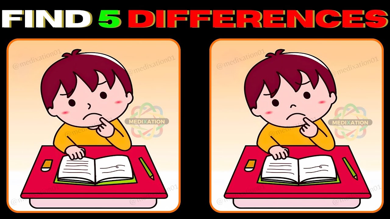 Spot The 5 Difference : Can You Find All | [ Find The Difference #118 ...