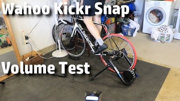 How loud is the Wahoo Kickr Snap