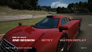 Project Gotham Racing 4 - PGR4 - Mercedes Benz CLK GTR SuperSport 2 laps Nurburgring race screenshot 5
