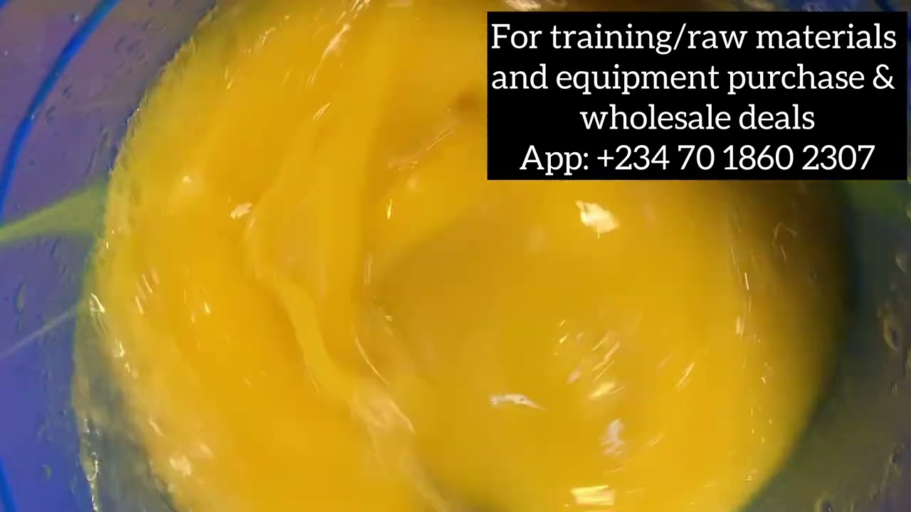 How to make MORROCAN BASE SOAP from scratch(FOR MOLATO SOAP). #skincare #ghana #fyp #newyoutuber