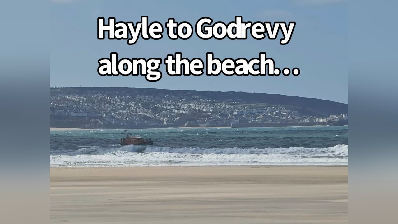 Hayle to Godrevy across the beach