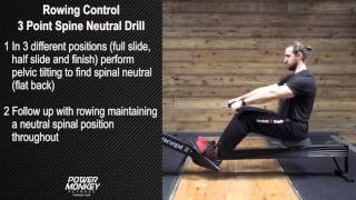 Rowing Control - 3 Point Spine Neutral Drill