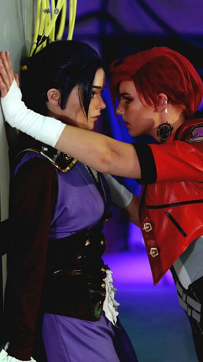 'You're hot, cupcake.' 🧁 #Arcane #Vi #Caitlyn @Dajackies