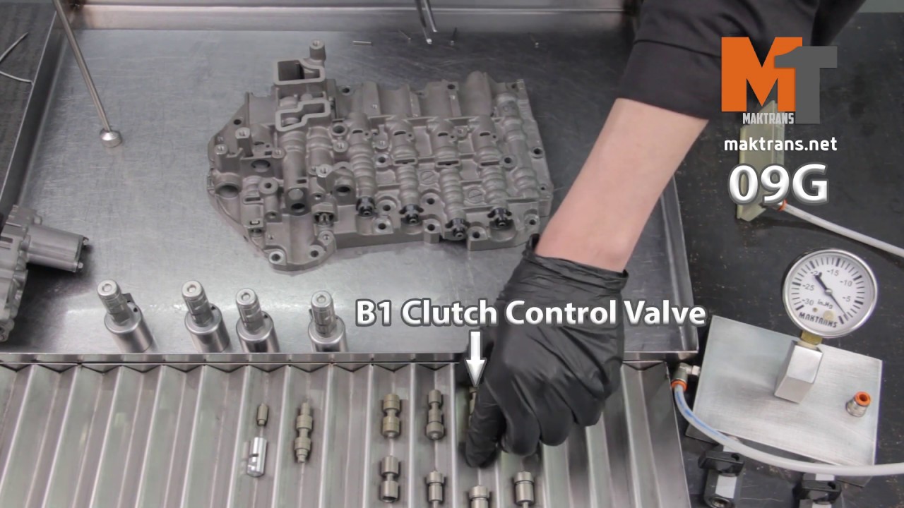 Ремонт гидроблока 09G - YouTube