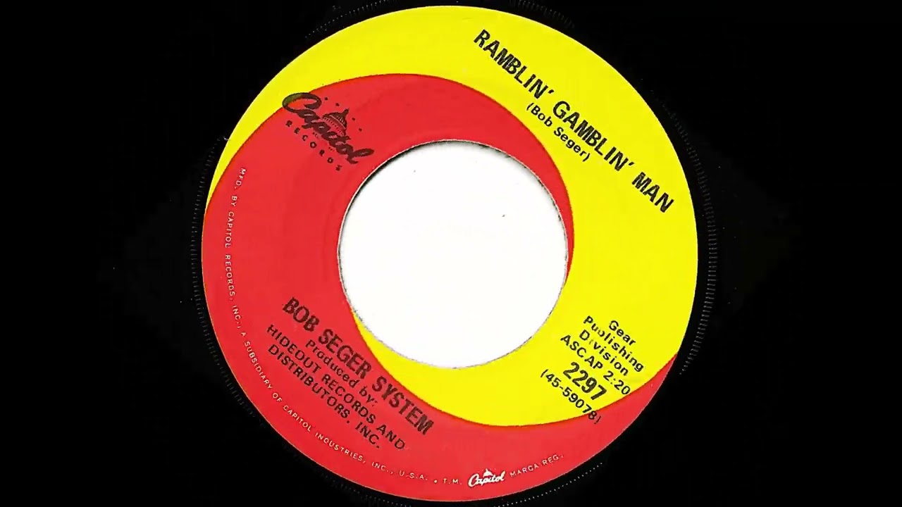 Bob Seger System- Ramblin' Gamblin' Man (Mono) - YouTube